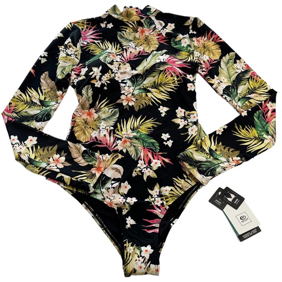 Rip Curl Other - Rip Curl On the Coast Long-Sleeve Tropical Surf Suit NWT Women's Size Small